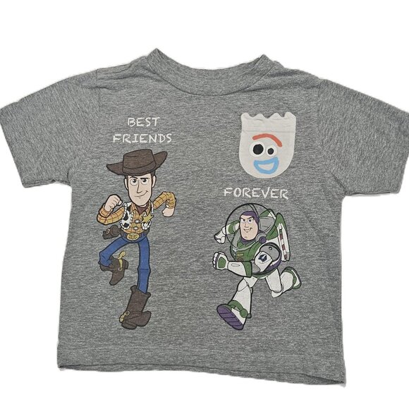 Disney Toy Story Tee Lot (3) • Size 3T • Buzz Woody Rex Forky - Picture 2 of 6